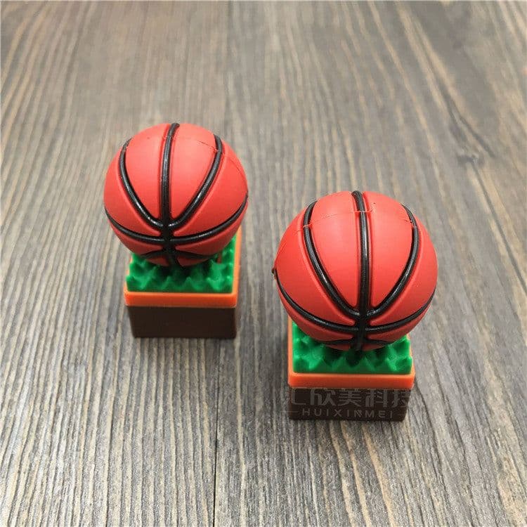 image-Creative Cartoon Basketball U Disk Basketball Round U Disk Basketball