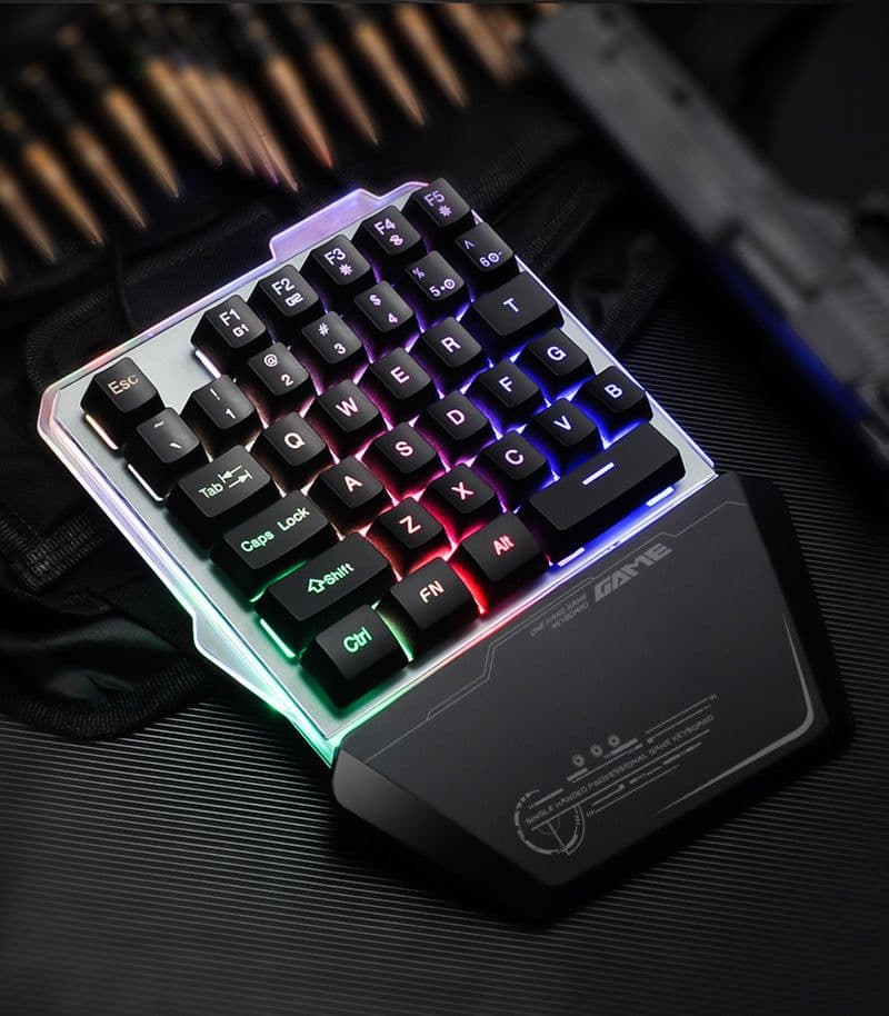 image-Robotic one-handed keyboard