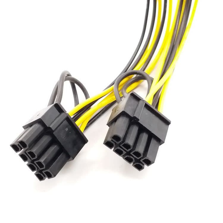 image-Graphics power cord 6P to dual 8P 6P to 6+2 graphics power cord