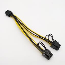 image-Graphics power cord 6P to dual 8P 6P to 6+2 graphics power cord