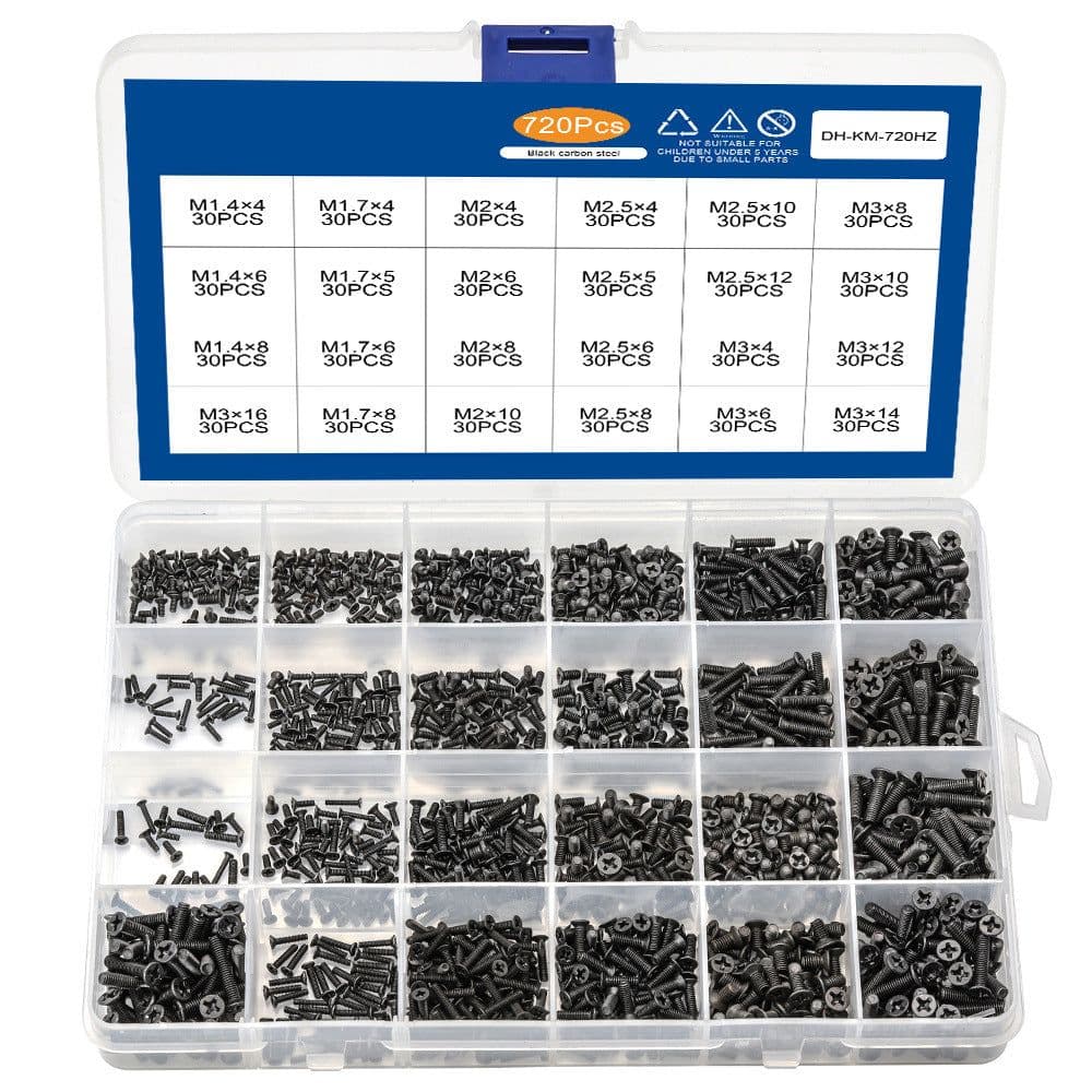 image-Laptop Screw Set 450/650/720PCS Flat Head Machine