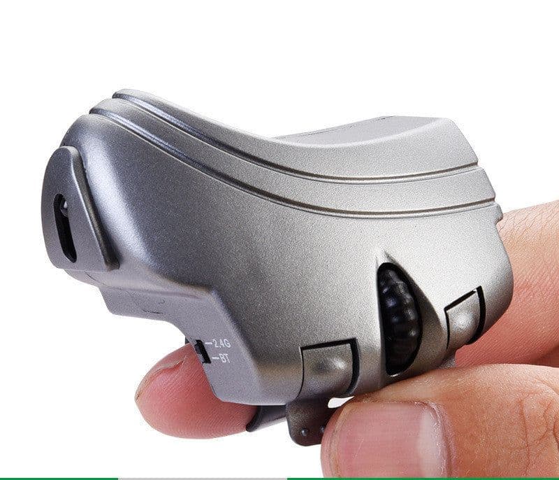 image-Bluetooth 2.4g Lazy Finger Ring Mouse, Rechargeable Wireless Mouse