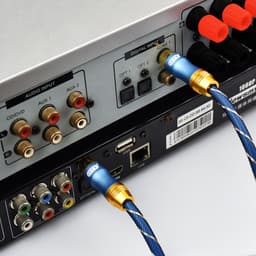 image-Coaxial Audio Cable Digital Coaxial Cable Coaxial Cable 3 Meters Gold-Plated