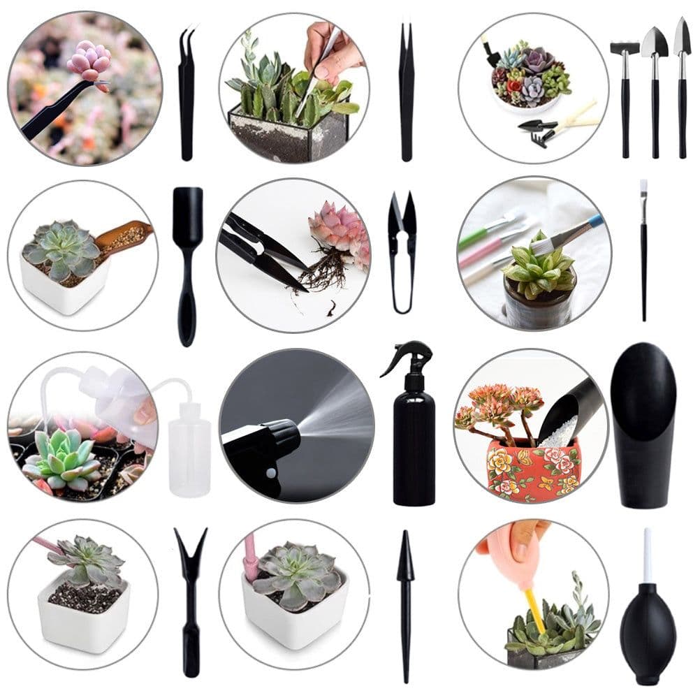 image-Succulent Plant Planting Tool Operation Mat Gardening Flower Three-piece Set