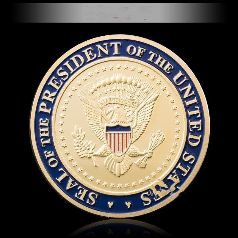 image-Collectible Coin Craft Trump Gold Coin Coin Commemorative Coin Badge