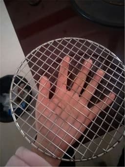 image-The Waist Pillow Korean Stainless Steel Grill Net Grill Net