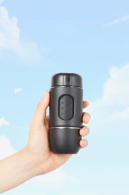 image-Manual Capsule Coffee Machine Household Portable Hand Press Pot For Milk Froth