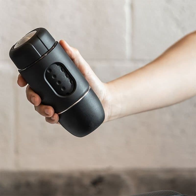 image-Manual Capsule Coffee Machine Household Portable Hand Press Pot For Milk Froth