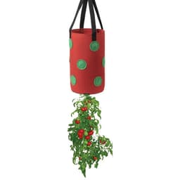 image-Strawberry Grow Bag Nonwoven Fabric Vertical Jardin Garden Hanging Plant Bag Vegetable Potato Planter Bag For Greenhouse