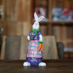 image-Easter Rabbit Decoration Realistic Rabbit Resin Crafts Garden Decoration Gardening Garden Decoration