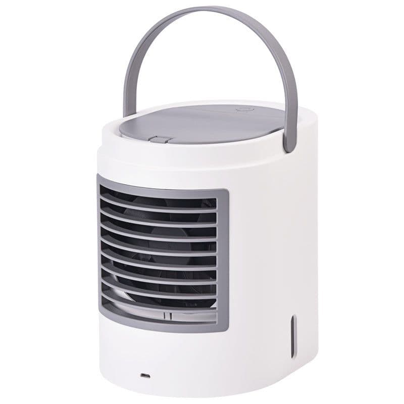 image-USB Water-cooling Air Conditioning Fan Purifying Air Humidification Cool Wind 3-speed Adjust Fan Discolor Light Strong Wind Fan