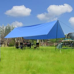 image-Large Camping Canopy Tent Outdoor Waterproof and Rainproof