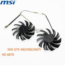 image-Microstar MSI GTX 460 560 560Ti HD 6870 Graphics Cooling Fan