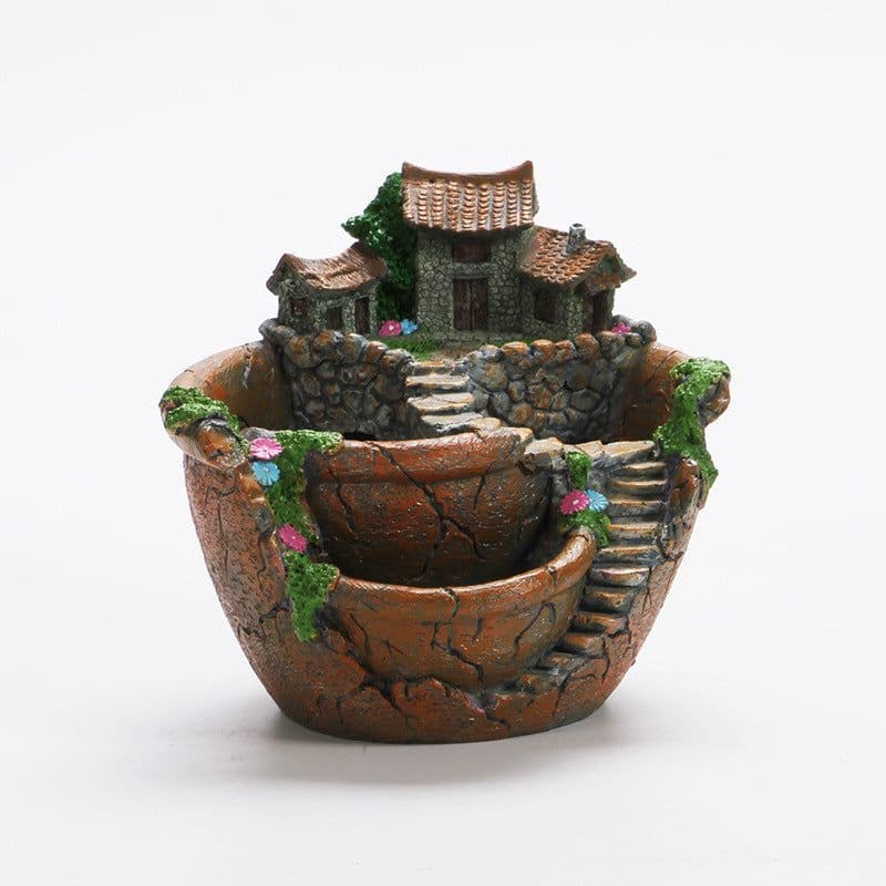 image-Home Gardening Small Sky Garden Succulent Platter Flower Pot