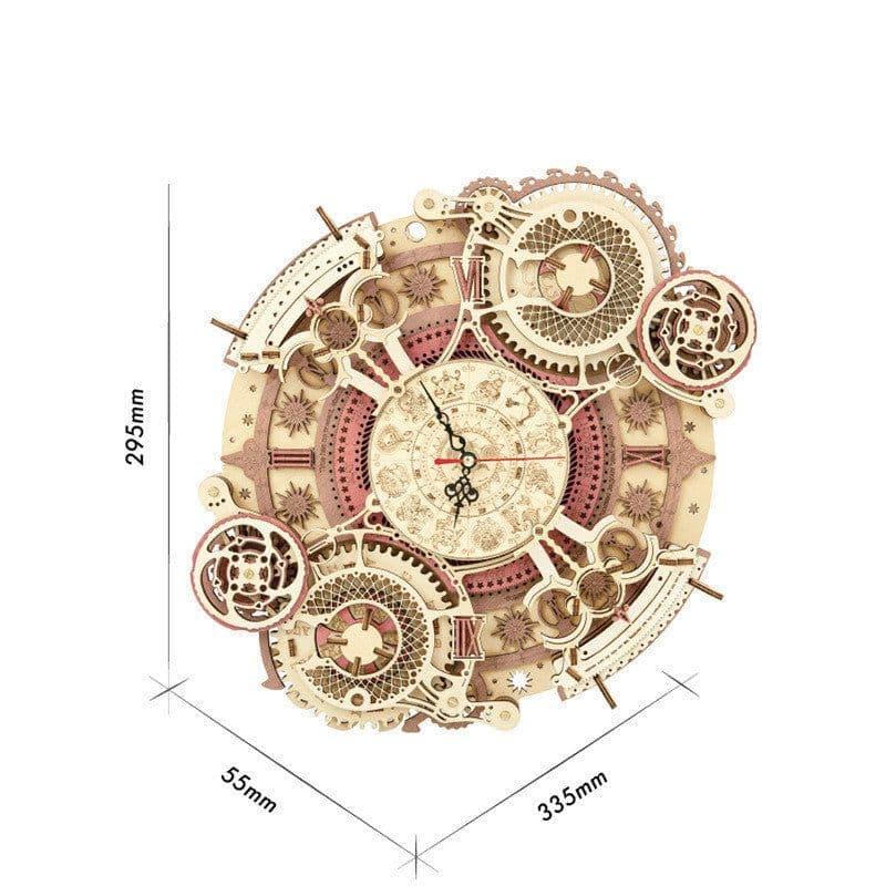 image-3d Three-Dimensional Puzzle Assembly Model Clock