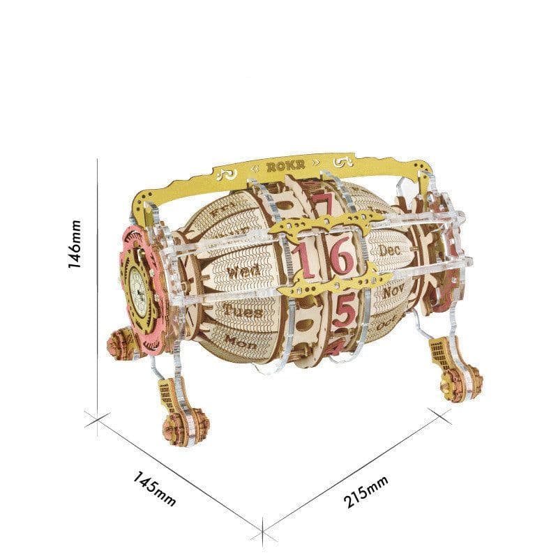 image-3d Three-Dimensional Puzzle Assembly Model Clock