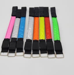 image-USB Charging LED Luminous Night Running Armband Bracelet Night Reflective Safety Belt Outdoor Sports Luminous Arm Band