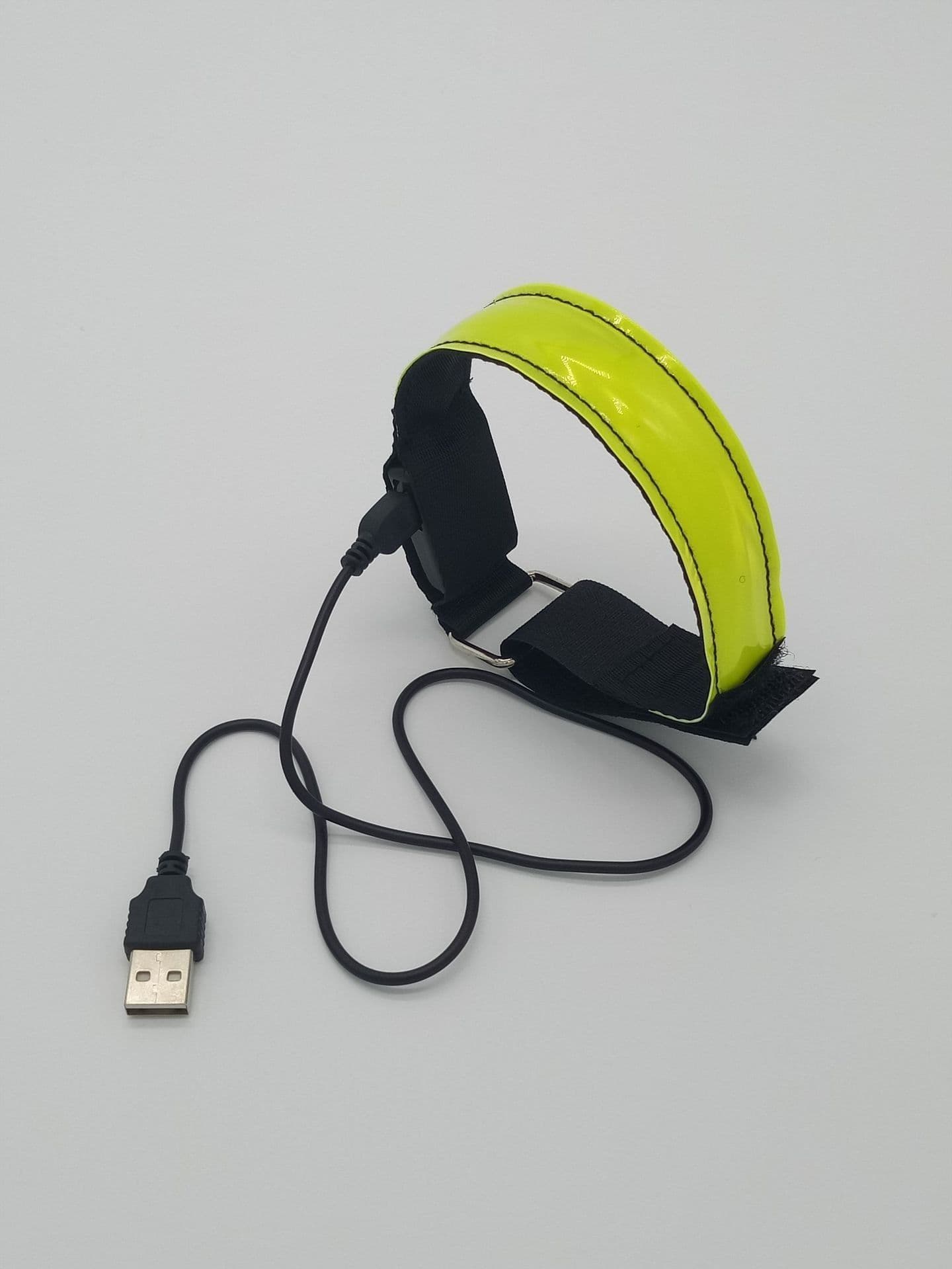image-USB Charging LED Luminous Night Running Armband Bracelet Night Reflective Safety Belt Outdoor Sports Luminous Arm Band