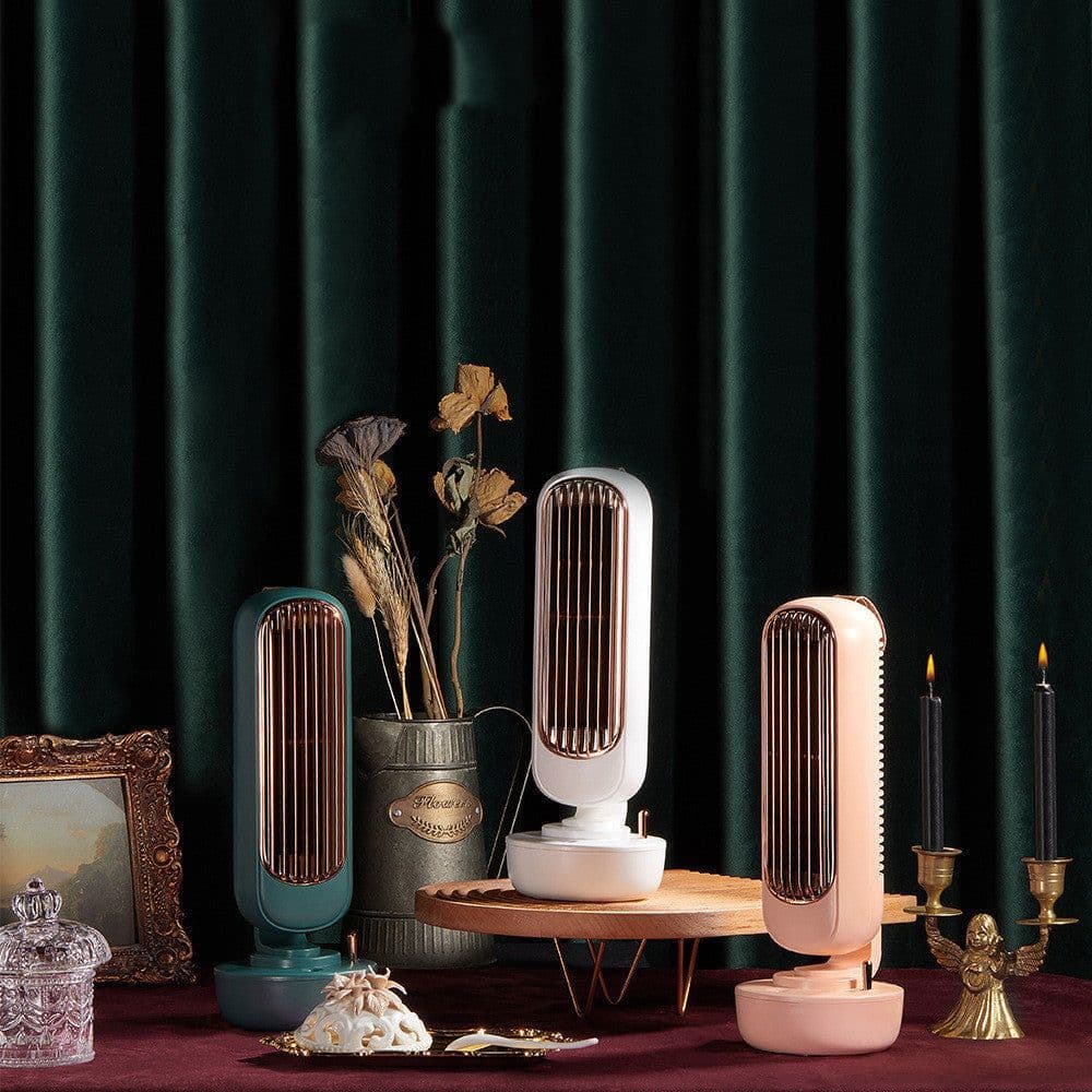 image-Mini Cooling Air Conditioning Fan Refrigeration Spray Fan Office Cold Water Fan