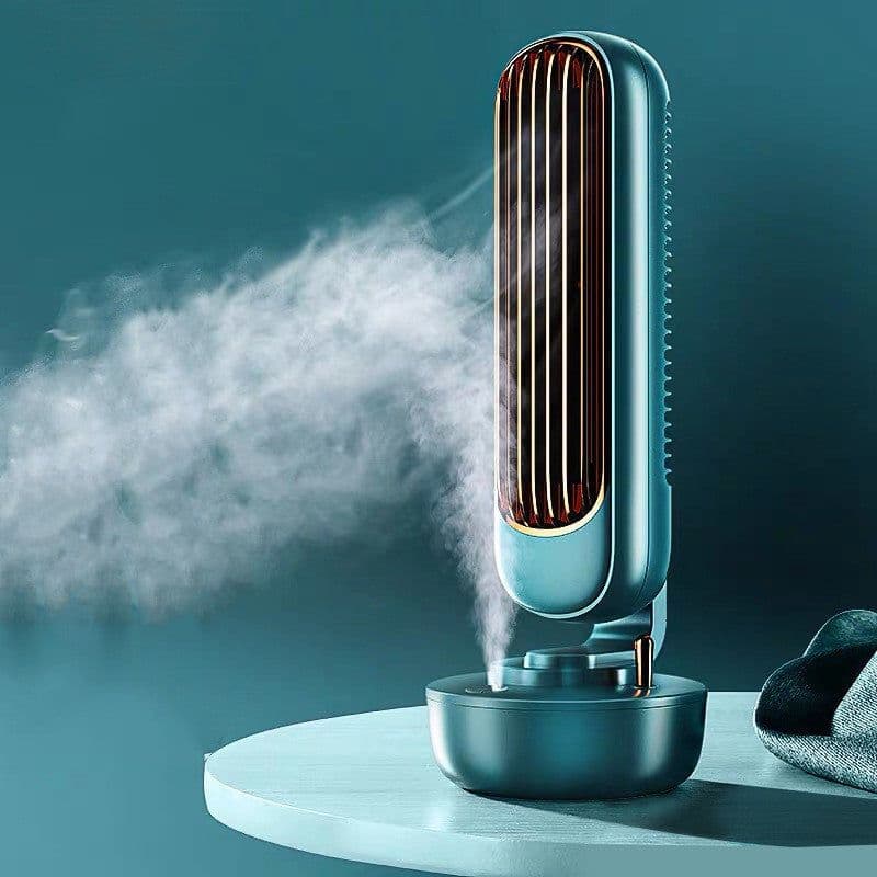image-Mini Cooling Air Conditioning Fan Refrigeration Spray Fan Office Cold Water Fan