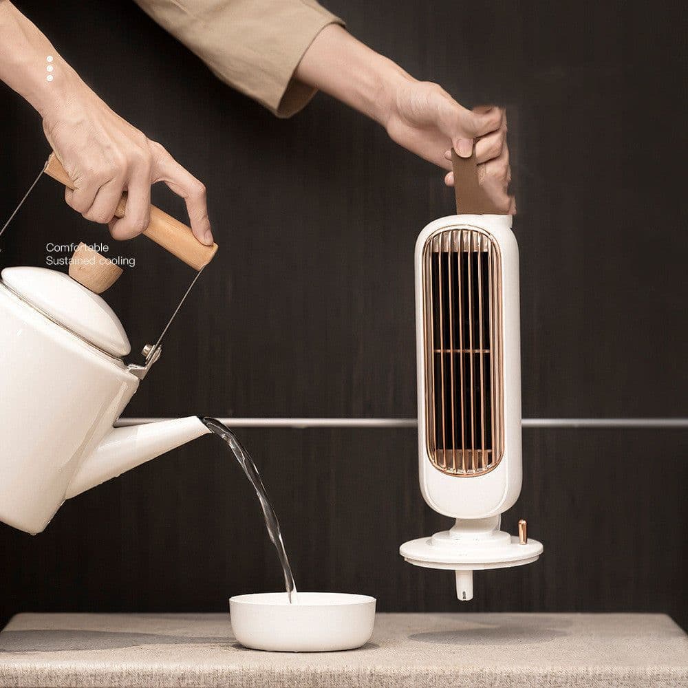 image-Mini Cooling Air Conditioning Fan Refrigeration Spray Fan Office Cold Water Fan