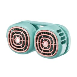 image-Outdoor Travel Sports Eelectric Fan Lazy Portable Hanging Neck Folding Charging Fan
