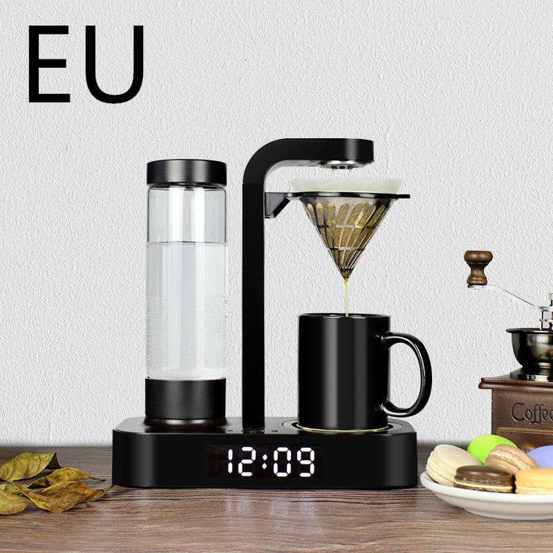 image-Home Coffee Machine Small Stainless Steel Mesh Automatic