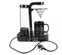 image-Home Coffee Machine Small Stainless Steel Mesh Automatic