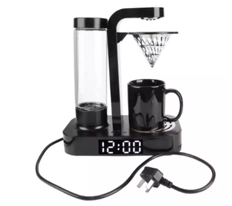 image-Home Coffee Machine Small Stainless Steel Mesh Automatic