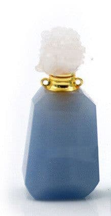 image-Cross-Border Foreign Trade New Product Supply Natural Crystal Turquoise Amethyst Angel Blue Agate Essential Oil Perfume Bottle Explosion