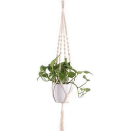 image-Cotton Rope Hanging Net For Gardening And Greening Flower Pot