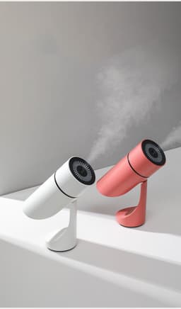 image-USB Charging Humidifier Small Car Desktop Creative Adjustable Angle Humidifier