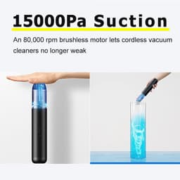 image-High-power Wireless Charging Small Car Vacuum Cleaner For Handheld Cars