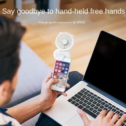 image-Fill Light Fan Portable Student Mini USB Charging Fan Mini fan with Light for Selfie Video Vlog USB Port Ideal Gift for Summer