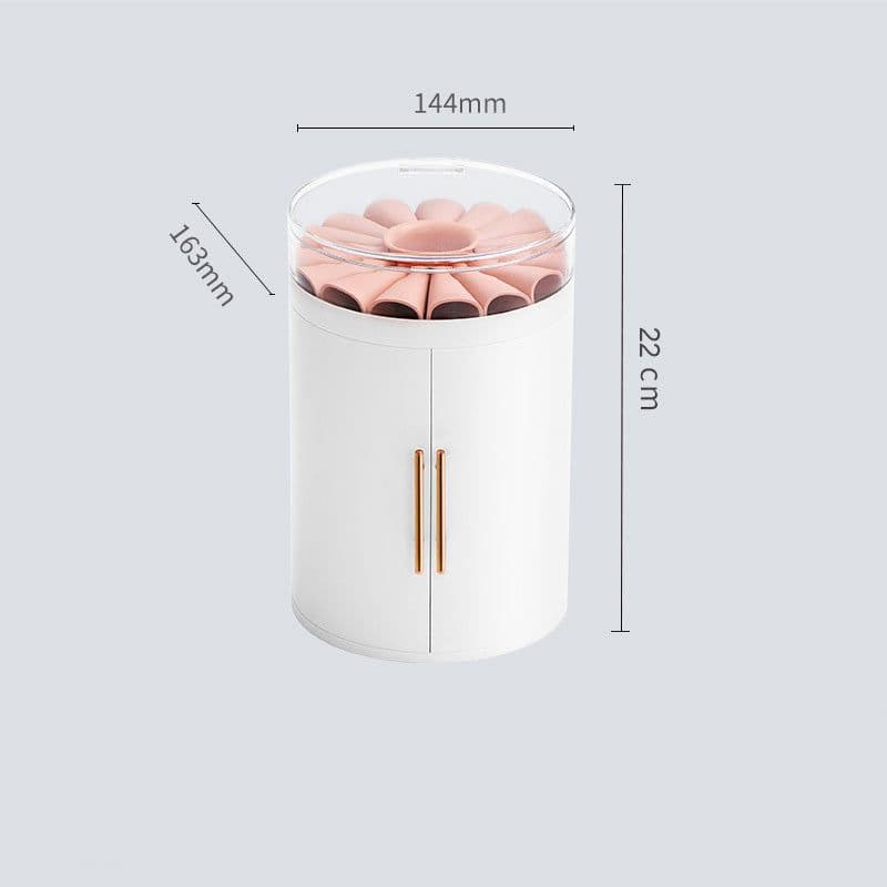 image-Ight Luxury Necklace Double Transparent Flower Jewelry Box