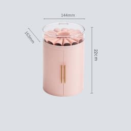 image-Ight Luxury Necklace Double Transparent Flower Jewelry Box