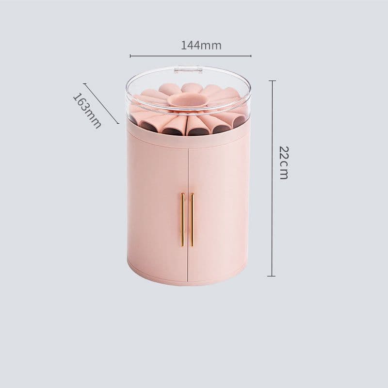 image-Ight Luxury Necklace Double Transparent Flower Jewelry Box