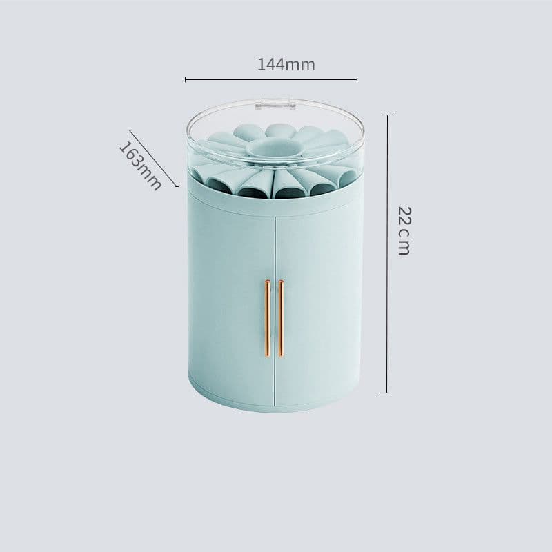 image-Ight Luxury Necklace Double Transparent Flower Jewelry Box