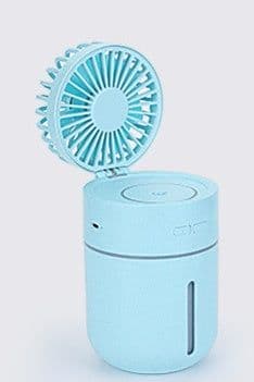 image-Multifunctional USB Charging Cooling Spray Humidifying Water Desktop Shaking Head Fan