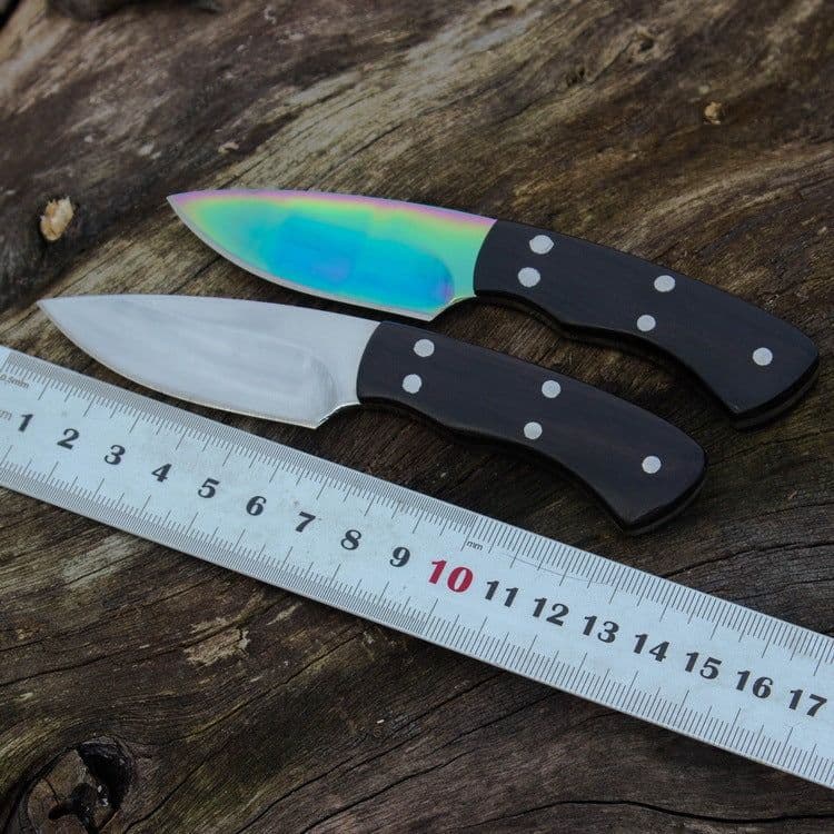 image-Small Straight Knife Outdoor Camping Handmade Knife