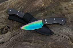 image-Small Straight Knife Outdoor Camping Handmade Knife