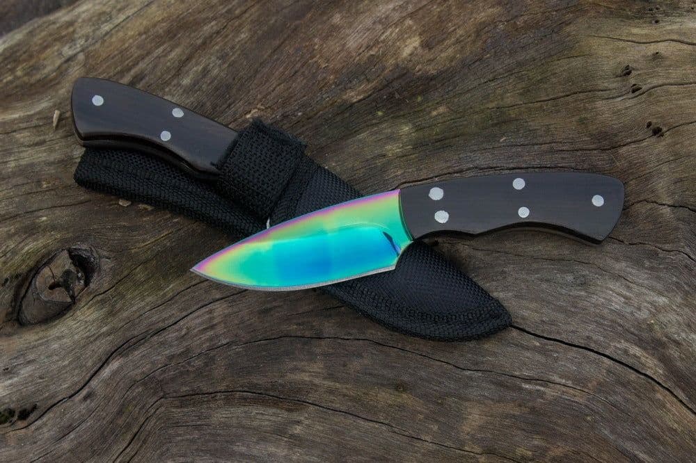 image-Small Straight Knife Outdoor Camping Handmade Knife