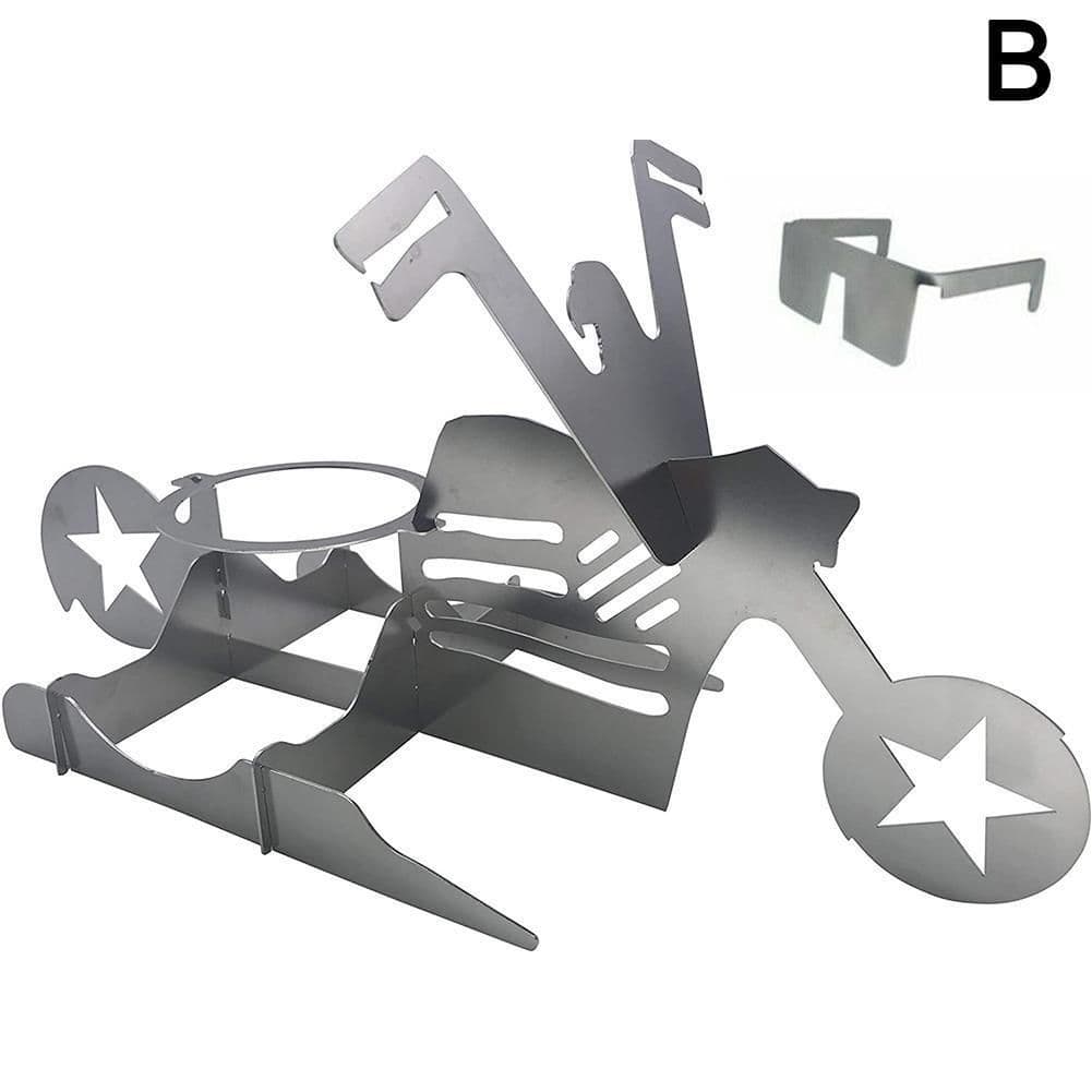 image-American Motorcycle Grill Stainless Steel Frame