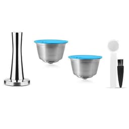 image-Refillable Coffee Capsule For Dolce Gusto Reusable Stainless Steel Filter Cup For Nescafe Cofee Machine Crema Maker