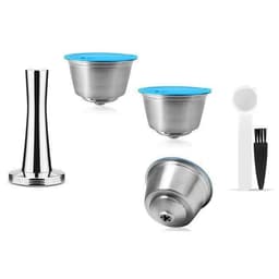 image-Refillable Coffee Capsule For Dolce Gusto Reusable Stainless Steel Filter Cup For Nescafe Cofee Machine Crema Maker
