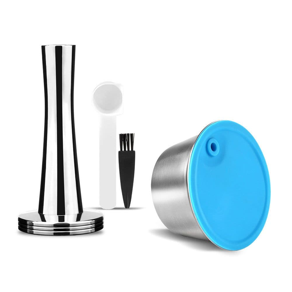 image-Refillable Coffee Capsule For Dolce Gusto Reusable Stainless Steel Filter Cup For Nescafe Cofee Machine Crema Maker