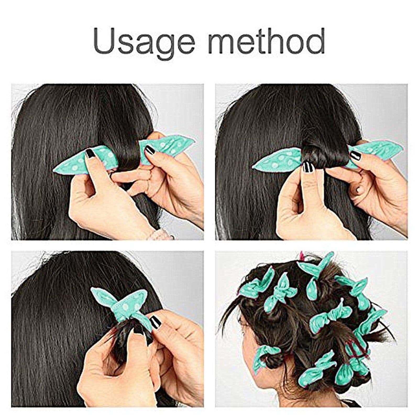 image-Magic Hair Curler Sponge Soft Hair Roller DIY Salon Hair Care Styling Tools Portable Durable Hairstyle Roller