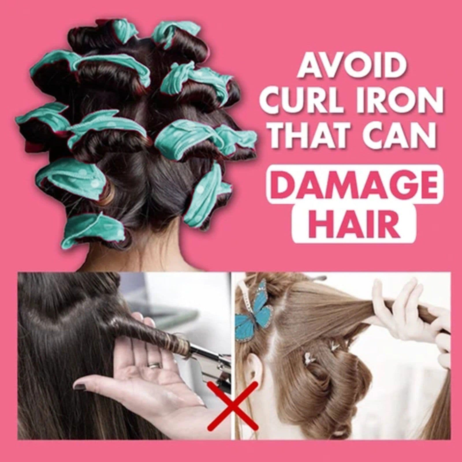 image-Magic Hair Curler Sponge Soft Hair Roller DIY Salon Hair Care Styling Tools Portable Durable Hairstyle Roller
