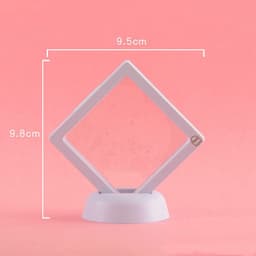 image-3D Jewelry Coin Display Stand Case Rack Collections Storage Box For Earring Gems Ring Doll Coin Badge Medal Holder