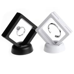 image-3D Jewelry Coin Display Stand Case Rack Collections Storage Box For Earring Gems Ring Doll Coin Badge Medal Holder